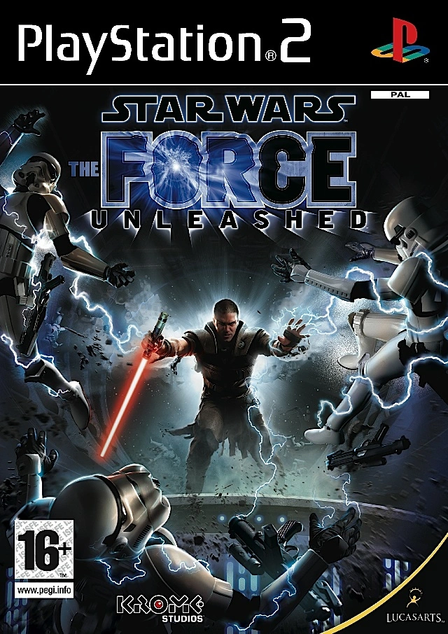 PlayStation 2 Star Wars The Force Unleashed, doos voorkant, tweedehands