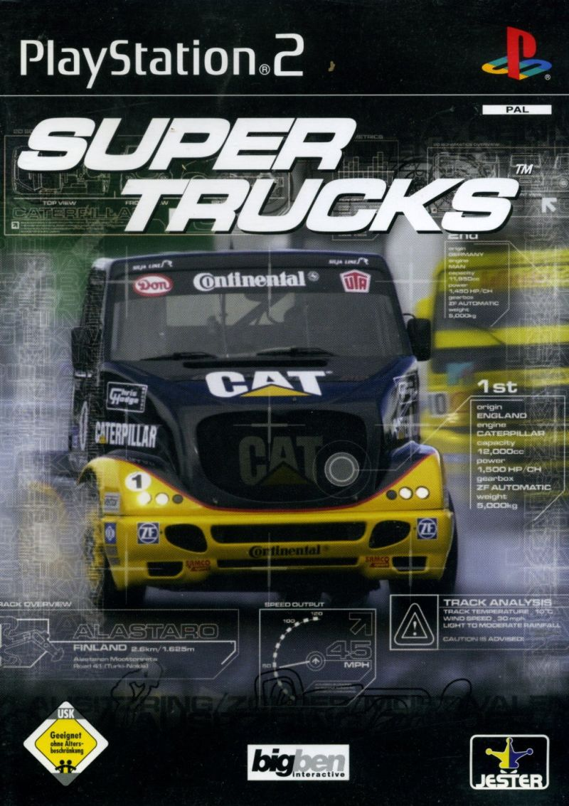 Playstation 2-Super Trucks Tweedehands