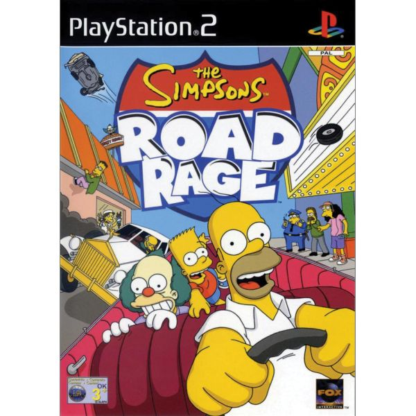 Playstation 2-The Simpsons: Road Rage Tweedehands