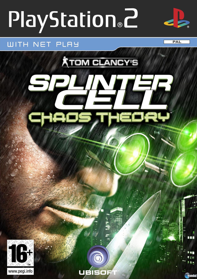 PlayStation 2 Tom Clancy's Splinter Cell Chaos Theory, doos voorkant, tweedehands