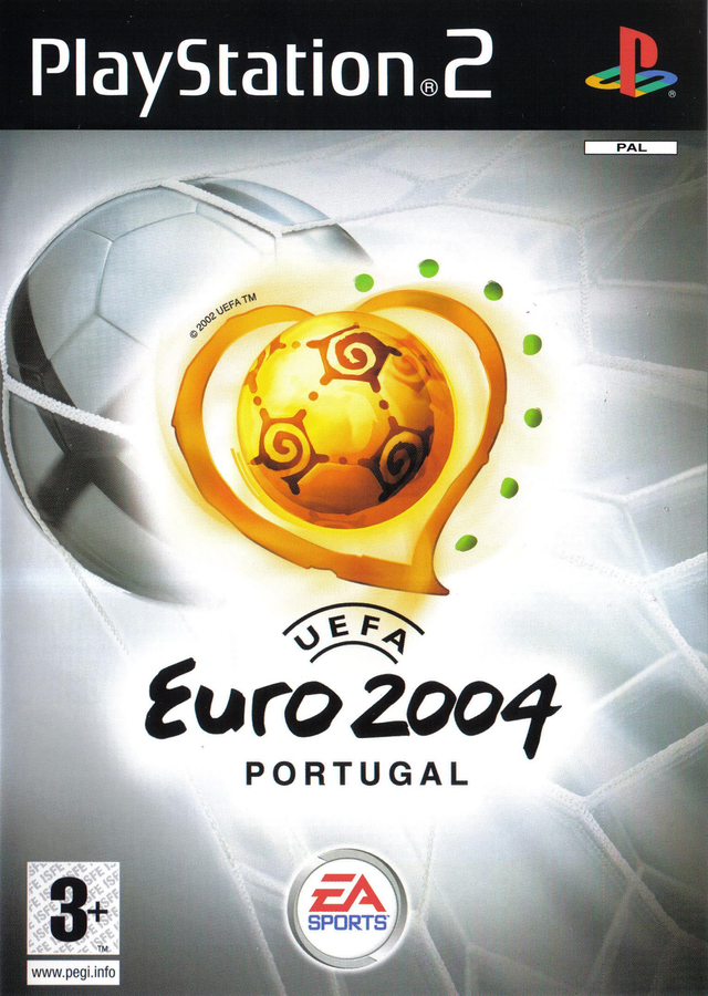 PlayStation 2 UEFA Euro 2004 Portugal, doos voorkant, tweedehands