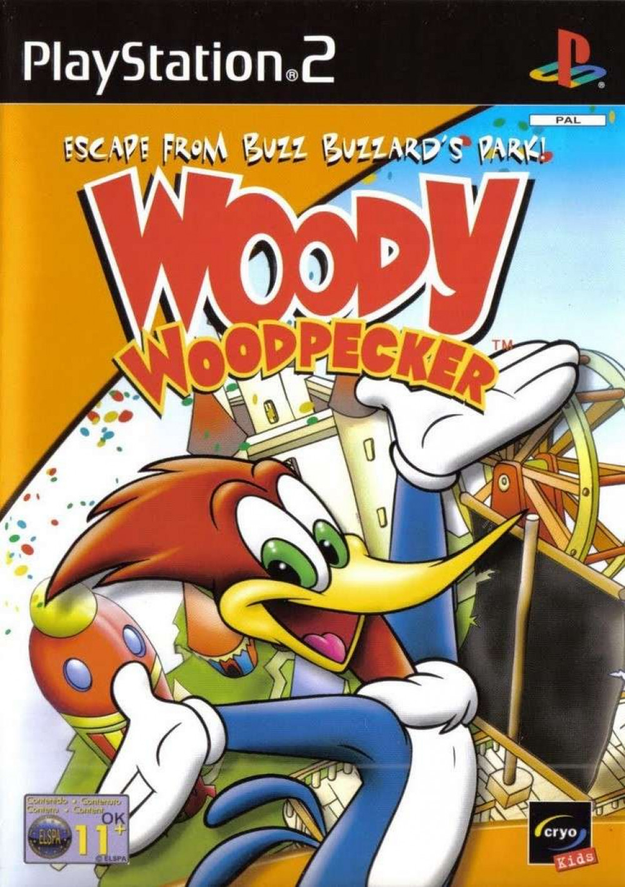 Playstation 2-Woody Woodpecker Tweedehands