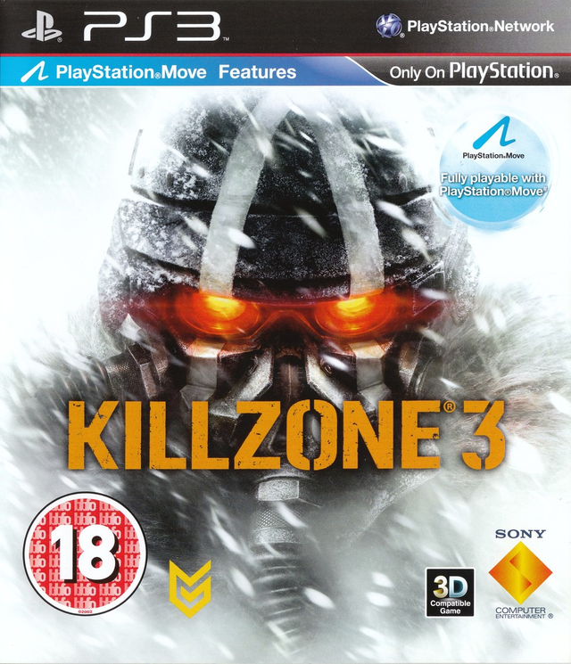 PlayStation 3 Killzone 3, doos voorkant, tweedehands