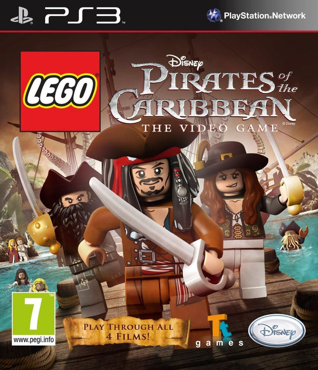 PlayStation 3 LEGO Pirates of the Caribbean The Video Game, doos voorkant, tweedehands
