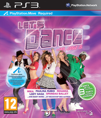 PlayStation 3 Let's Dance with Mel B, doos voorkant, tweedehands