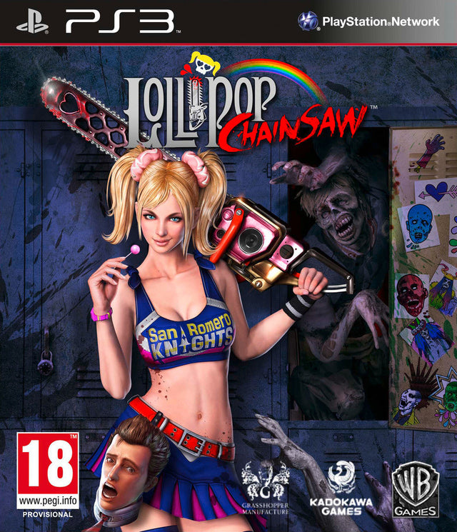 PlayStation 3 Lollipop Chainsaw, doos voorkant, tweedehands