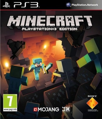 PlayStation 3 Minecraft PlayStation 3 Edition, doos voorkant, tweedehands