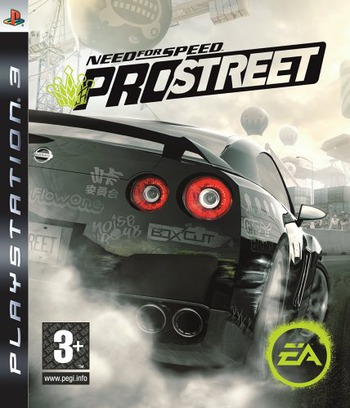 PlayStation 3 Need for Speed ProStreet, doos voorkant, tweedehands