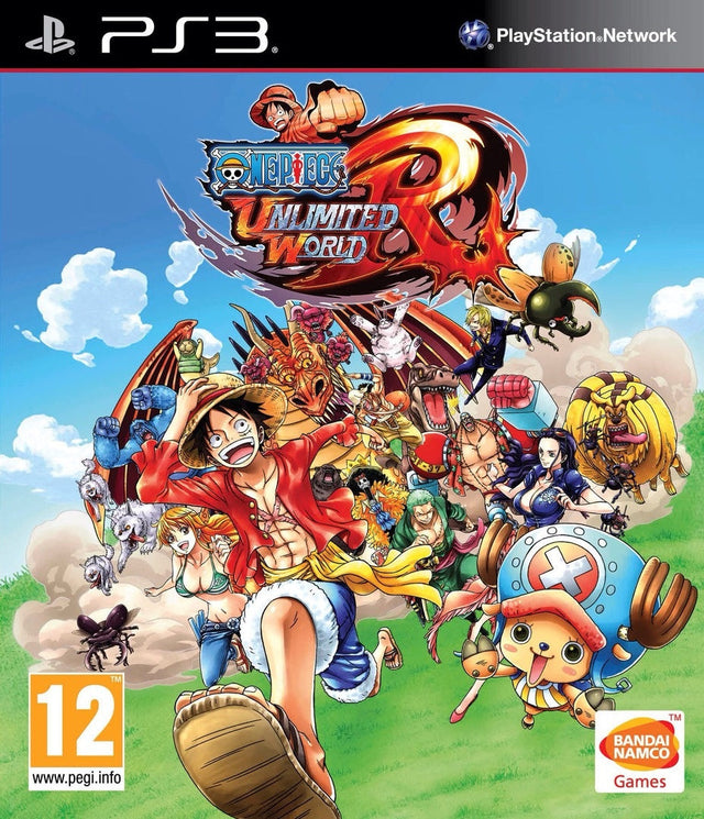 PlayStation 3 One Piece Unlimited World Red, doos voorkant, tweedehands