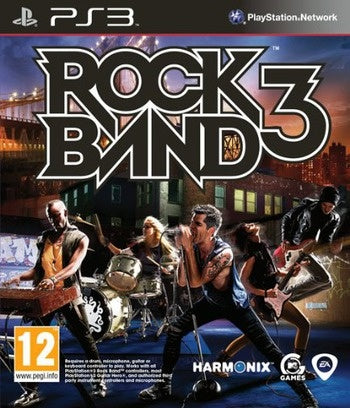 PlayStation 3 Rock Band 3, doos voorkant, tweedehands