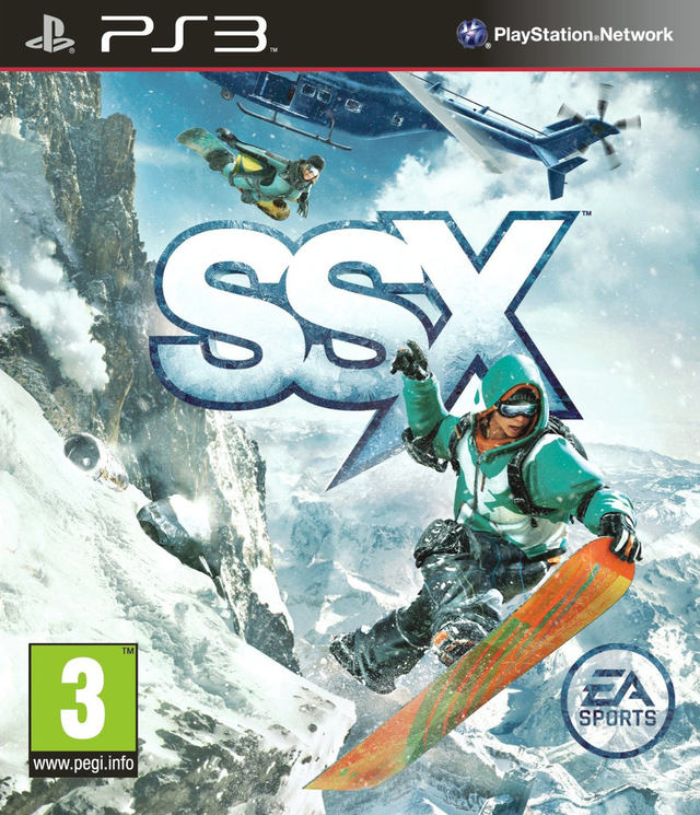 PlayStation 3 SSX, doos voorkant, tweedehands