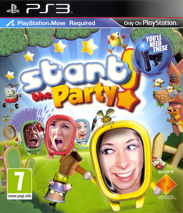 PlayStation 3 Start the Party, doos voorkant, tweedehands