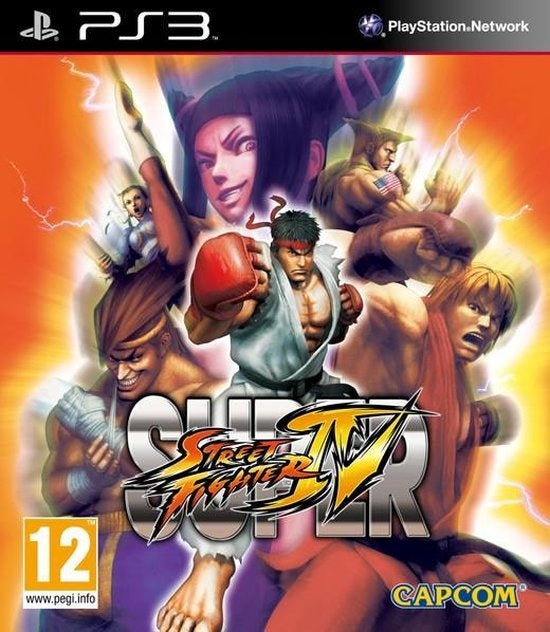 PlayStation 3 Super Street Fighter IV, doos voorkant, tweedehands