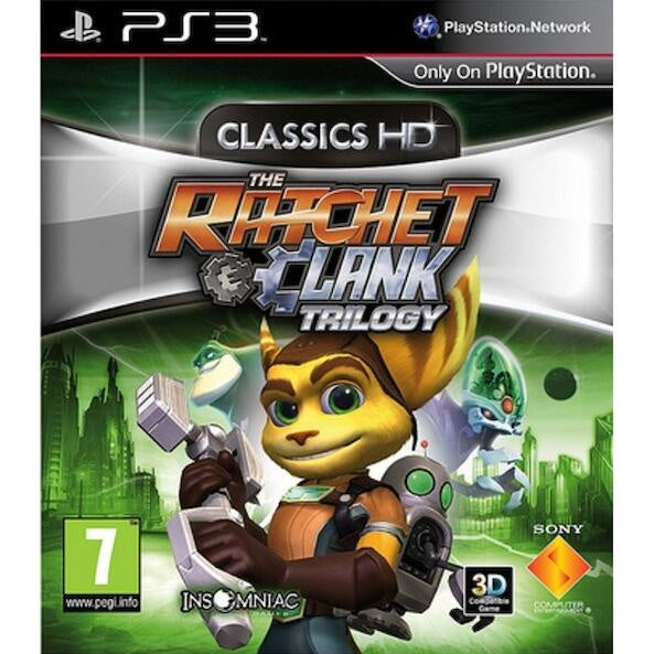 PlayStation 3 The Ratchet & Clank Trilogy Classics HD, doos voorkant, tweedehands