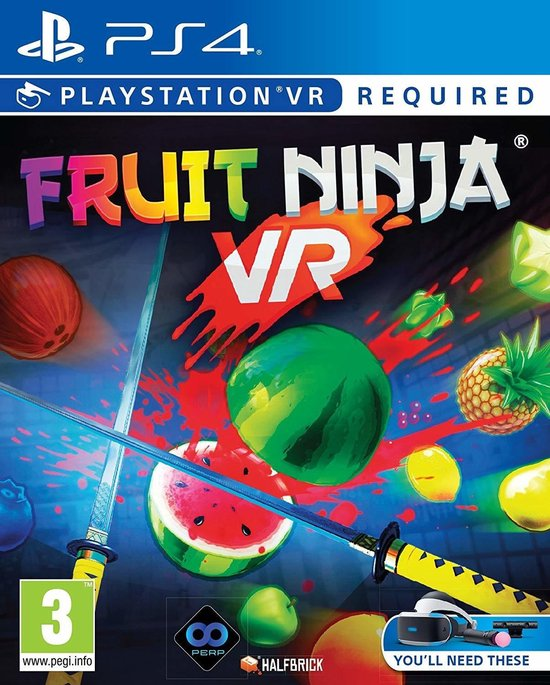 Playstation 4-Fruit Ninja VR Tweedehands