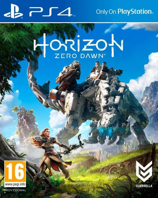 PlayStation 4 Horizon Zero Dawn, doos voorkant, tweedehands