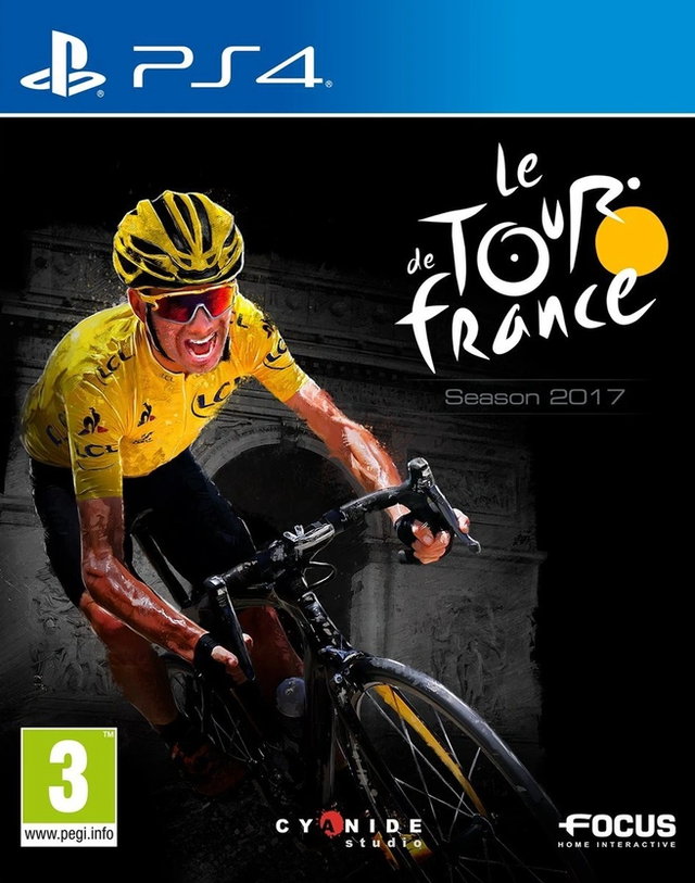 PlayStation 4 Le Tour de France 2017, doos voorkant, tweedehands