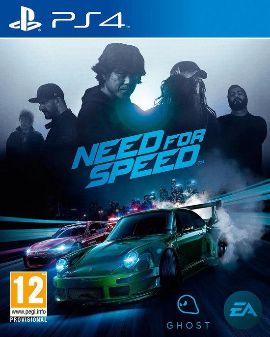 PlayStation 4 Need for Speed, doos voorkant, tweedehands