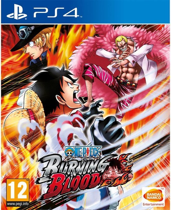 PlayStation 4 One Piece Burning Blood, doos voorkant, tweedehands