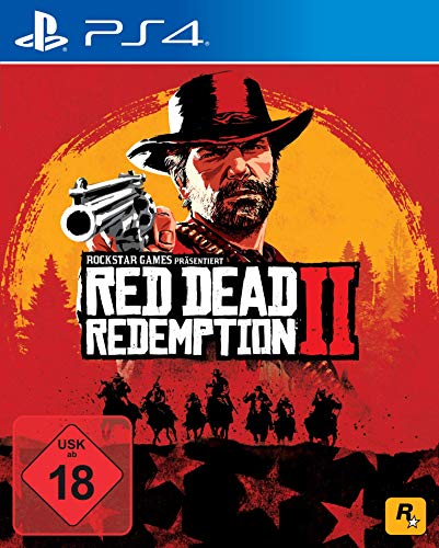 PlayStation 4 Red Dead Redemption 2, doos voorkant, Duitse uitgave met USK 18-label, tweedehands