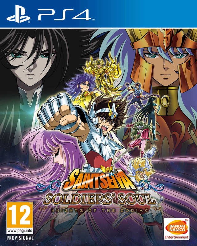 PlayStation 4 Saint Seiya Soldiers' Soul, doos voorkant, tweedehands