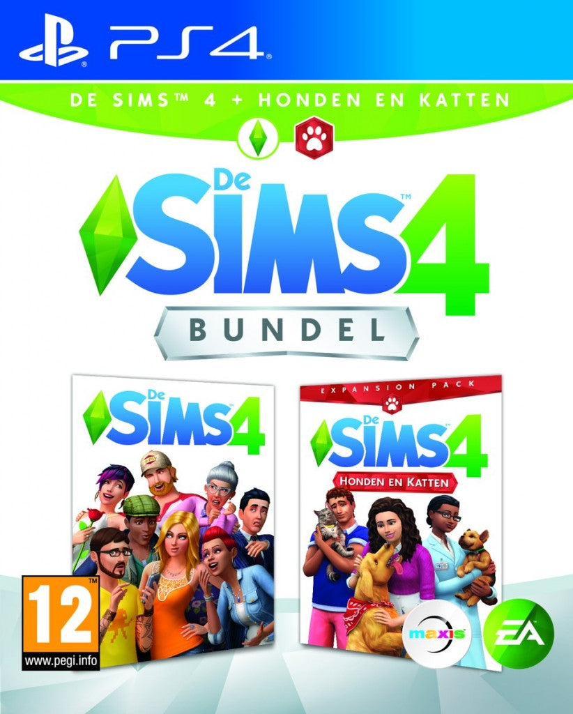 Playstation 4-The Sims 4 + Honden en Katten Bundel Tweedehands