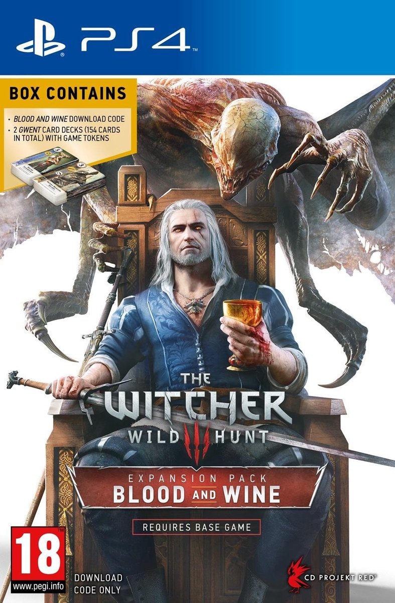 Playstation 4-The Witcher 3: Blood and Wine Tweedehands