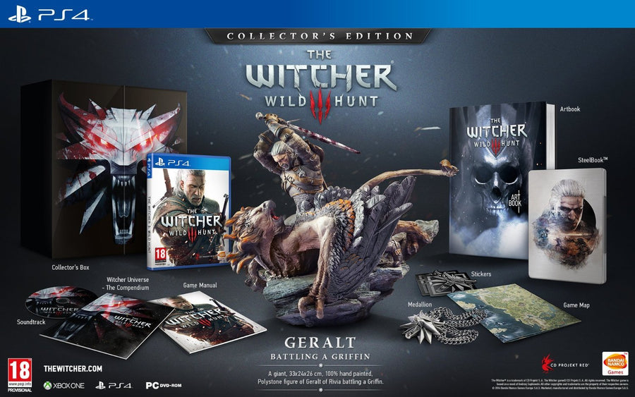 PlayStation 4-The Witcher 3: Wild Hunt Collector's Edition Tweedehands