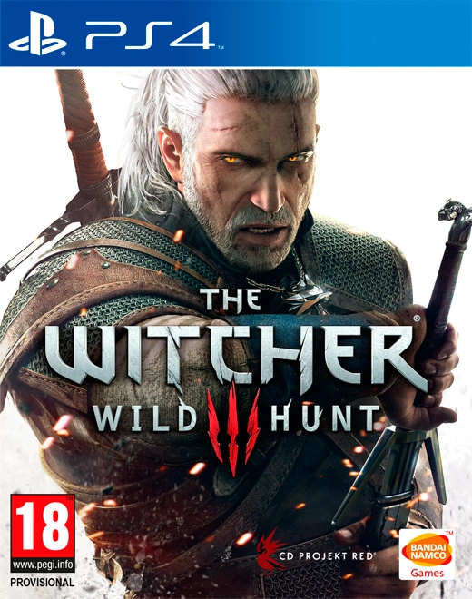 PlayStation 4 The Witcher 3 Wild Hunt, doos voorkant, tweedehands