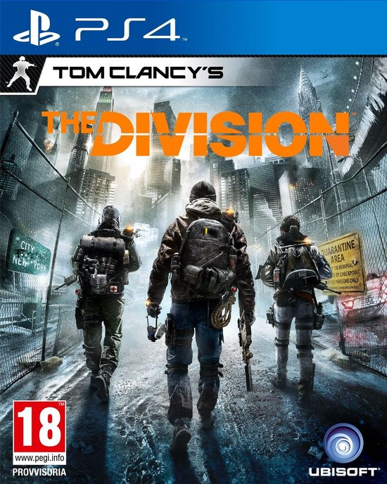 PlayStation 4 Tom Clancy's The Division, doos voorkant, tweedehands