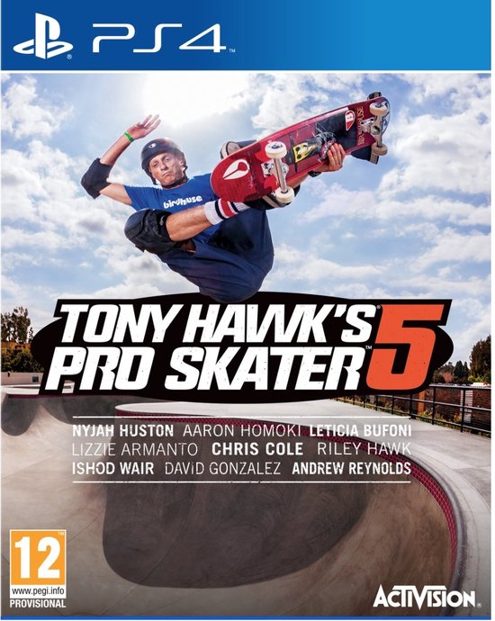 PlayStation 4 Tony Hawk's Pro Skater 5, doos voorkant, tweedehands