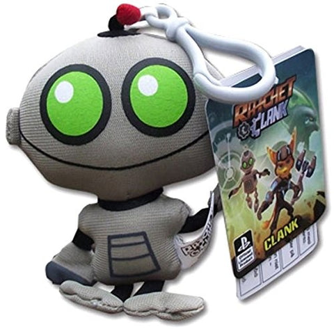 Playstation-Rachet & Clank Sleutelhanger Knuffel - Clank (Nieuw)