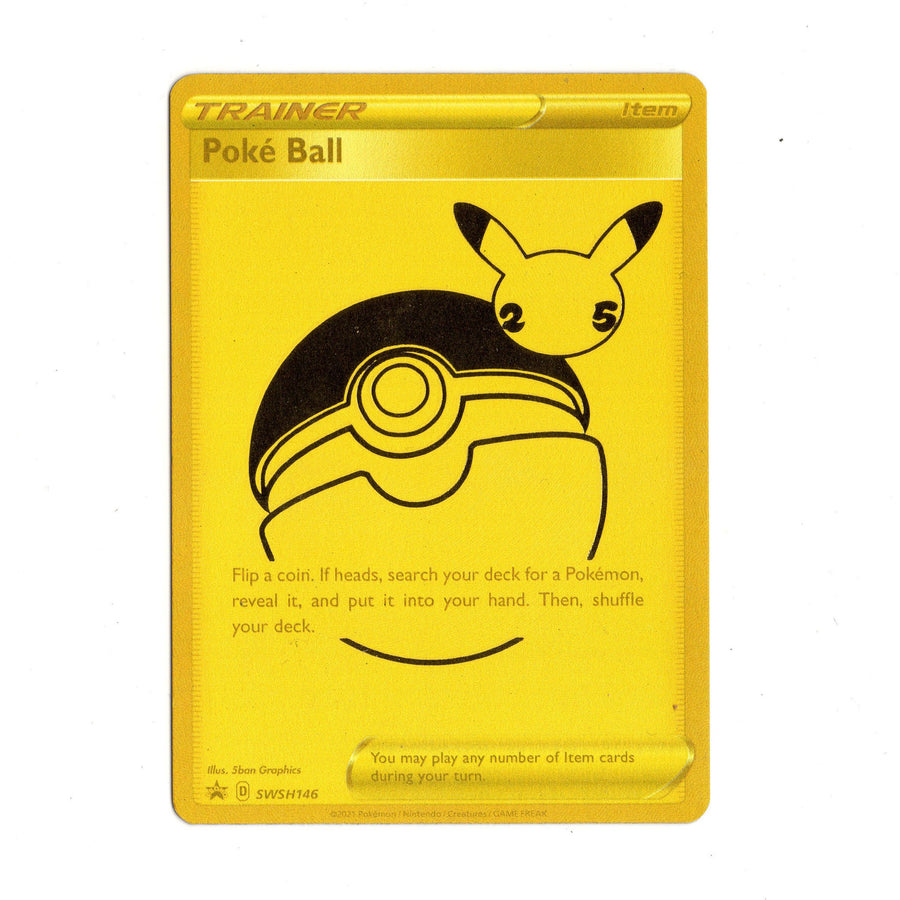 Pokemon-Poke Ball Gold SWSH146 - Celebrations Ultra Premium Collection (Geseald)