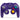 PowerA-Gamecube Style Draadloze Controller voor Nintendo Switch - Paars Tweedehands