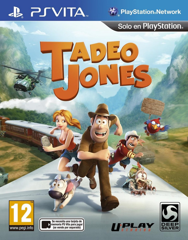 PlayStation Vita Tadeo Jones, doos voorkant, Spaanse uitgave, tweedehands
