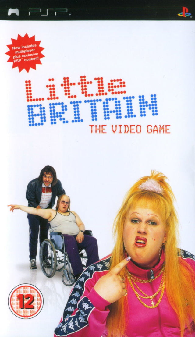 PlayStation Portable PSP Little Britain The Video Game, BBFC-hoes met Vicky Pollard en Lou en Andy, tweedehands