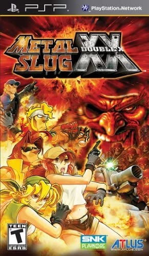 PlayStation Portable PSP Metal Slug XX, doos voorkant, Amerikaanse ESRB-uitgave, tweedehands