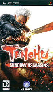 PlayStation Portable PSP Tenchu Shadow Assassins, doos voorkant, tweedehands