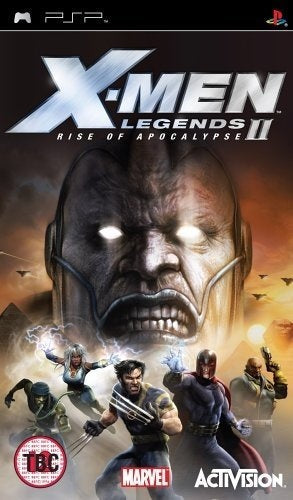 PlayStation Portable PSP X-Men Legends II Rise of Apocalypse, voorlopige Britse hoes met Apocalypse, tweedehands