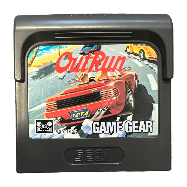 Sega Game Gear Out Run, losse cassette, tweedehands