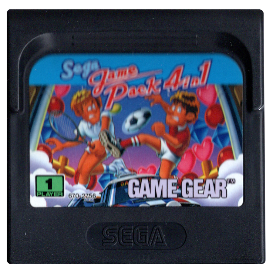 Sega Game Gear-Sega Game Pack 4 in 1 (Losse Cassette) Tweedehands