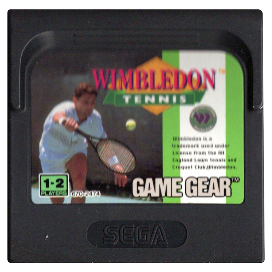 Sega Game Gear-Wimbledon Tennis (Losse Cassette) Tweedehands