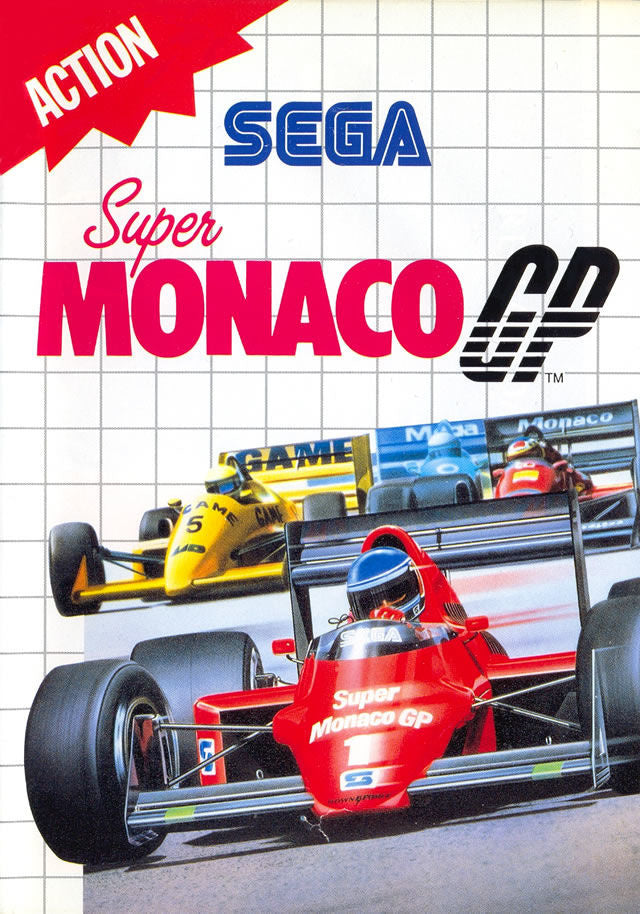Sega Master System-Super Monaco GP (In doos) Tweedehands