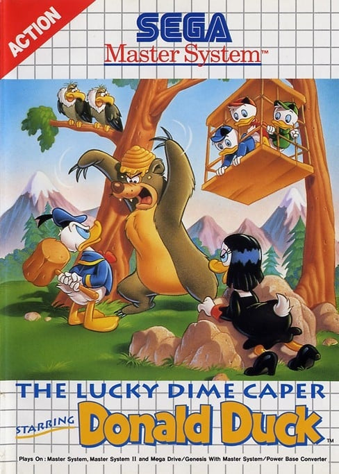 Sega Master System-The Lucky Dime Caper Starring Donald Duck (In doos) Tweedehands