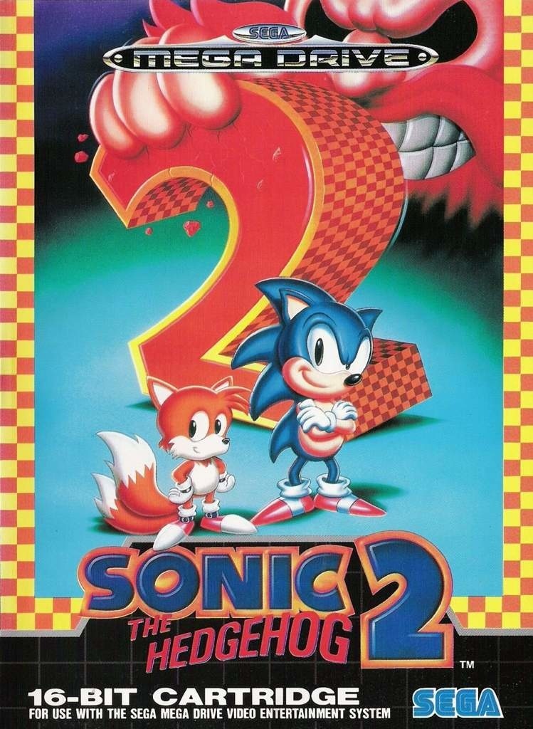 Sega Mega Drive-Sonic The Hedgehog 2 (In doos) Tweedehands