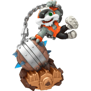 Skylanders figuur Smash Hit, SuperChargers, met sloopkogel aan ketting, tweedehands