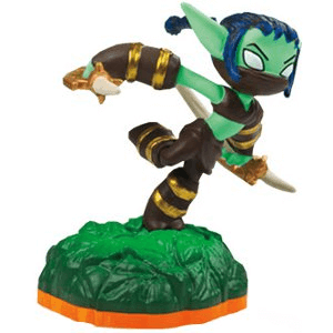 Skylanders figuur Stealth Elf, Spyro's Adventure, elf met twee dolken, tweedehands