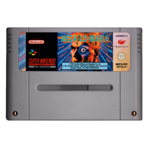 SNES-Mega-Lo-Mania (Losse cassette) Tweedehands
