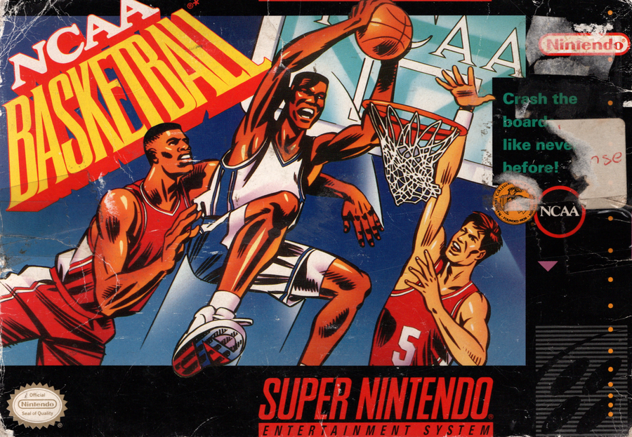 SNES-NCAA Basketball (In doos) - Amerikaans Tweedehands