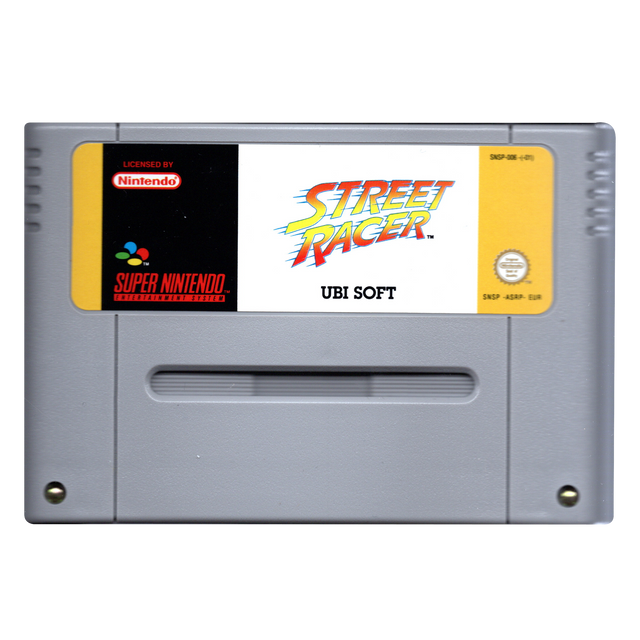 Super Nintendo SNES Street Racer, losse cassette, tweedehands